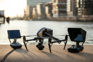 Skylight Drones | Drohne | DJI Inspire 2 with Remote | Hamburg Hafencity